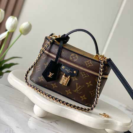 LV VANITY CHAIN 老花化妆箱手袋