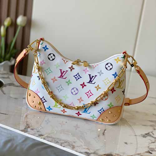 <a href=/lv-pinpai/ target=_blank class=infotextkey>LV原单</a>村上隆合作系列的Boulogne手袋