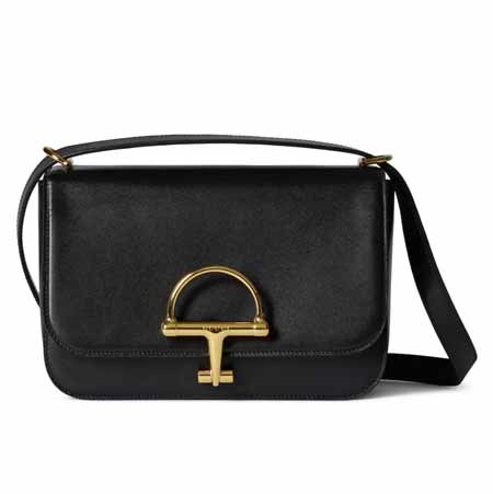 Gucci 黑金 T 扣包846705
