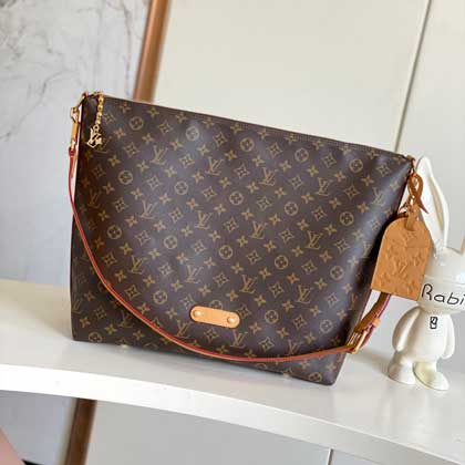 LV Monogram帆布METIS百搭肩带潮流时尚多功能手袋 M