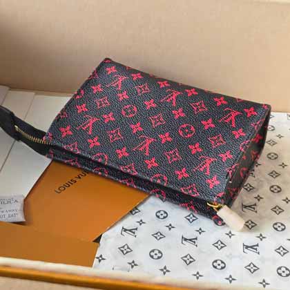 LV盥洗袋 M29704 黑红