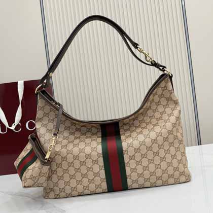 Gucci A008NS 杏水晶帆布女包