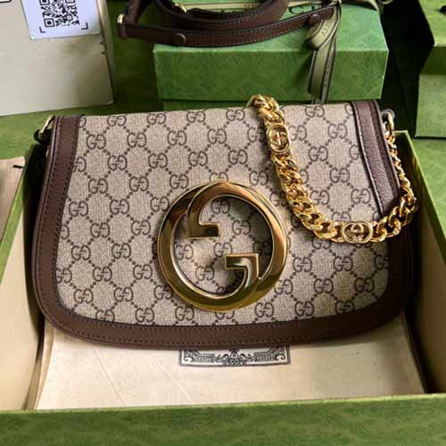 GUCCI 爆款 圆形互扣式双 G 中号
