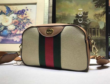 gucci古奇Ophidia长方形造型做旧效果肩背包 相机包575073