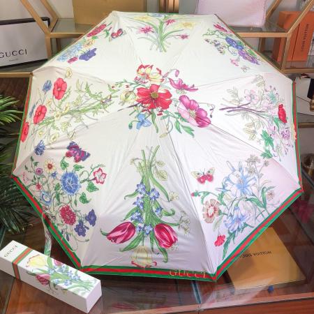 GUCCI古奇专柜夏季新款全自动折叠晴雨伞