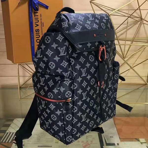 LV Monogram Ink帆布DISCOVERY 男士双肩包M43