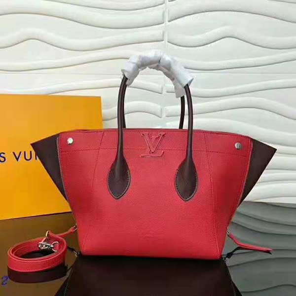 LV机车风格Freedom小牛皮Tote