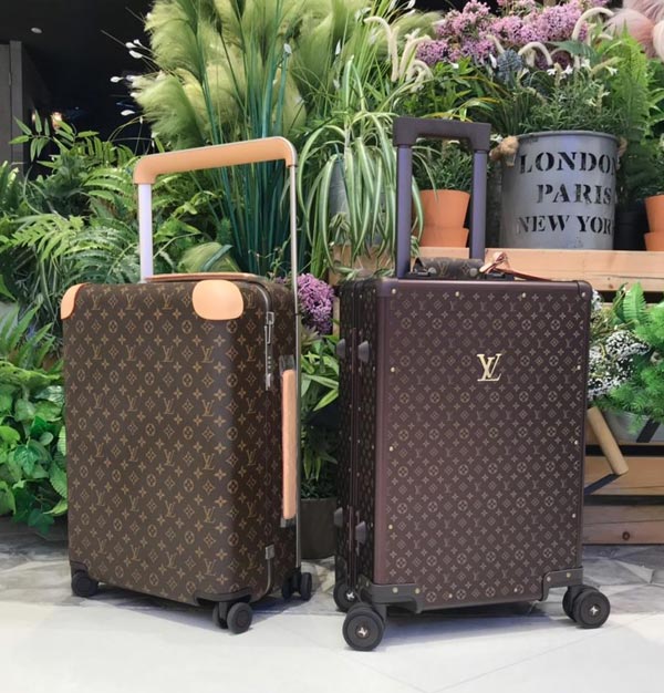 LV路易威登新款黑色棋盘格老花登机箱滑轮拉杆旅行箱行李箱M23209