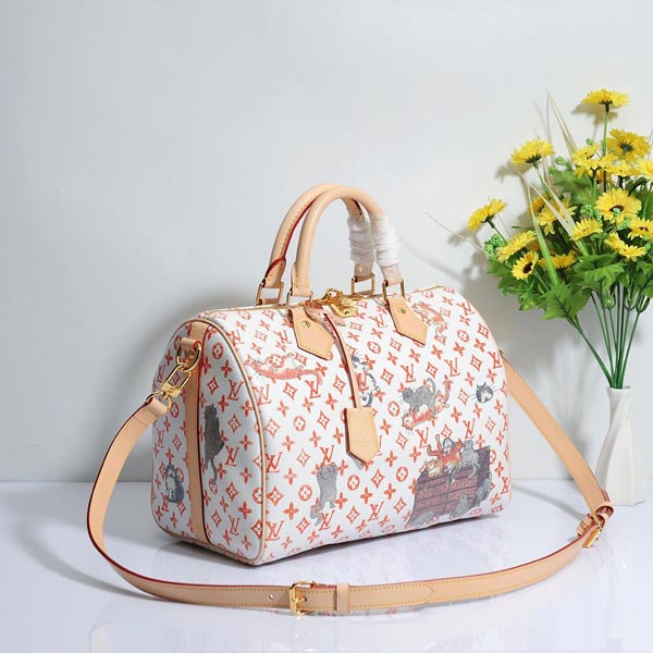 路易威登高等原单猫犬图案SPEEDY 30手袋M44400