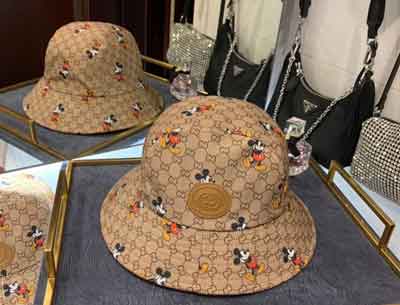 Gucci x disney 迪士尼联名男女同款米奇渔夫帽