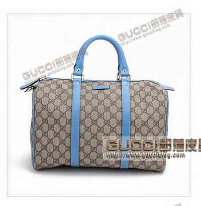 古奇女包193603 gucci热消蓝色joy波士顿包