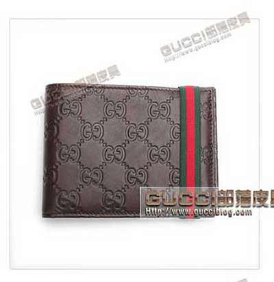 gucci双折式皮夹224191 古奇钱包