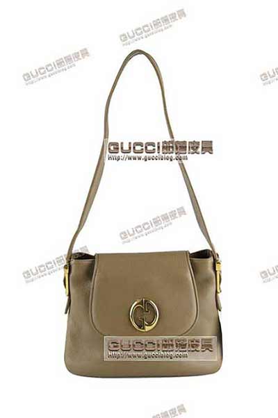 gucci女包251809 gucci时尚黄色真皮单肩包