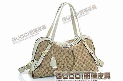 gucci帆布配皮 女包 单肩斜挎包 265063