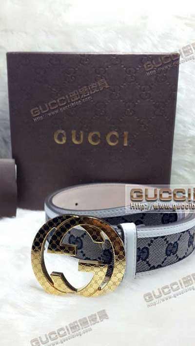 gucci正品代购古琦皮带男款真皮头皮带G456