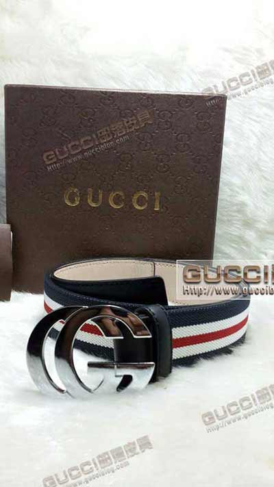 gucci男士真皮腰带 真品代买酷奇皮带G481