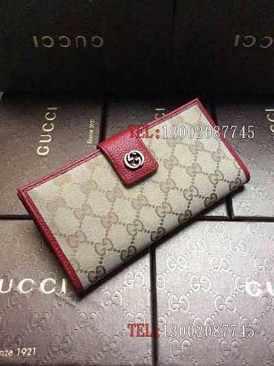 钱包 gucci全皮女士钱夹 真皮高等长款拉链手拿包 G917206
