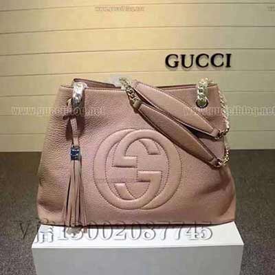 gucci专卖店品质原单皮质 308982裸粉色 