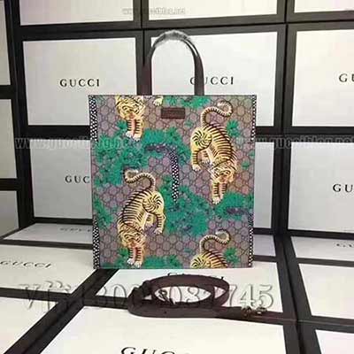 gucci专卖店品质原单皮质 450950啡胶老虎