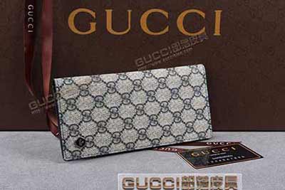 gucci 203841 蓝PVC蓝皮 古奇pvc钱包