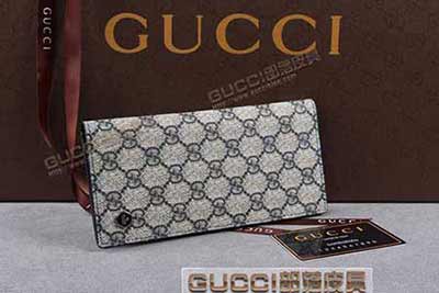 gucci 203841 蓝PVC蓝皮 古驰pvc钱包