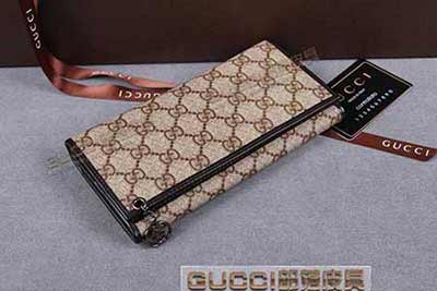 gucci 212109 啡PVC啡皮 古奇pvc钱包