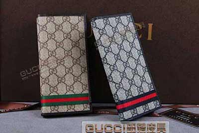 gucci 212176 蓝PVC蓝皮 古驰pvc钱包