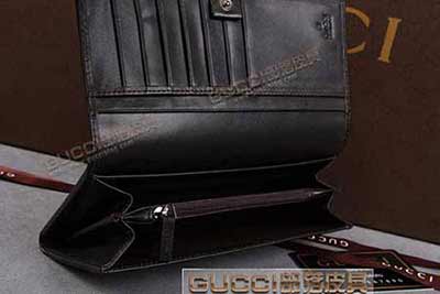 gucci 256336 啡PVC啡皮 古奇pvc钱包