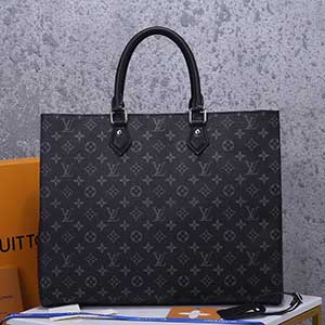 LV男士公文包M44733 真皮商务手提包 国际品牌GRAND SAC手袋