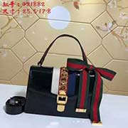 gucci古奇GUCCI新款 新女包哈密瓜纹亮皮时尚绣花 花