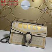 gucci进口牛皮 原厂五金！精致做工 獨家实物拍照 质量如图可见 款号: 400249尺寸：宽28*高17*侧宽9颜色：白色