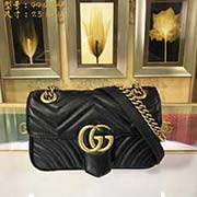 小号GUCCI古奇 专柜品质 采用进口牛皮 原厂五金！精致做工 獨家实物拍照 质量如图可见 款号：446744尺寸：23*14*6