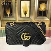 中号GUCCI古奇 专柜品质 采用进口牛皮 原厂五金！精致做工 獨家实物拍照 质量如图可见 款号：443497尺寸：26*21.5*7