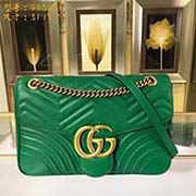大号GUCCI古奇 专柜品质 采用进口牛皮 原厂五金！精致做工 獨家实物拍照 质量如图可见 款号：443496尺寸：31*19*7