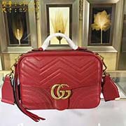 GUCCI古奇 专柜品质 采用进口牛皮 原厂五金！精致做工 獨家实物拍照 质量如图可见 款号：498100尺寸：25*19*8