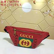 gucci古驰GUCCI新款 世界瞩目的包包——Gucci print leather 随性别致的腰包宛如实用的饰品 为时髦人士轻装出行注入别样活力款号: 527792尺寸：宽22*高13*侧宽5.5