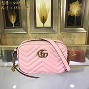小号GUCCI古奇 专柜品质 采用进口牛皮 原厂五金！精致做工 獨家实物拍照 质量如图可见 尺寸：18*12*6款号：448065