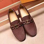 羊里路易威登·louisvuitton 2018春夏专柜GLORIA系列款 原厂特供皮料生产 原版楦型。以遍布鞋面的Monogram压纹等精致工艺细节展现优雅风貌的经典开车套脚休闲鞋 意大利进口小牛皮