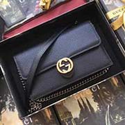 GUCCI古奇 不管是用料 做工 logo 钢印 编码 走线 每一个细节都将古奇的精彩内涵表现得淋漓尽致 质量保证 售后无担忧 原厂材料!实物拍摄 质量如图可见 型号:510314尺寸:19*11*4