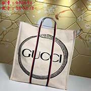 gucci古奇 新系列胚帆布 超级购物袋 大量定制进口材料休闲百搭款 以猫咪 为主搭配Guccilogo活灵活现 彩带搭配 做主打 给人眼前一亮的感觉 款号: 484690尺寸:宽38*高43*侧宽1