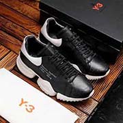 Y-3 Y3男鞋高端 山本耀司最新力作：鞋面采用意大利头层牛皮 时尚新潮 舒适透气猪里 原板橡胶大底 与官方的质量相比1：1复刻 ！打造时尚个性衬托你的与众不同！潮男必备 码数：38－44 两色可选