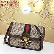 gucci古奇 GUCCI新款近由Gucci带起的这股新浪漫复古文艺风潮 再次席卷整个时尚圈之势!Gucci的复古风潮 你get到了吗?今年春夏新推出了全新Ophidia系列!可谓复古风一发不可收!