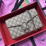 GUCCI古奇 不管是用料 做工 logo 钢印 编码 走线 每一个细节都将古奇的精彩内涵表现得淋漓尽致 质量保证 售后无担忧 原厂材料！实物拍摄 质量如图可见 型号：401231尺寸：20*13*6