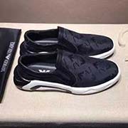  实物拍摄 无P图 阿玛尼 官网 爆新品 时尚潮流 百搭款 鞋面进口丝绸布 全羊皮内里 原版特供大底 2018专柜同歩发售 潮男毕备 码数 38－44