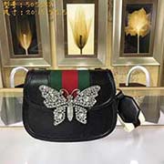 GUCCI古奇 专柜品质 采用进口牛皮 原厂五金！精致做工 獨家实物拍照 质量如图可见 款号：505387尺寸：20*15.5*5.5