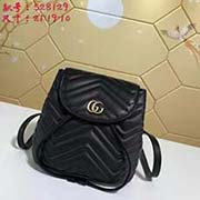 gucci古奇 GUCCI新款 专柜品质 采用进口牛皮 原厂五金！精致做工 獨家实物拍照 质量如图可见 款号: 528129尺寸：宽21*高19*侧宽10颜色：黑色