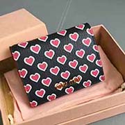 MIUMIU 5MV204口袋小钱包pocket wallet 专柜新款小钱夹今年fashion的印花设计 里外都是进口高等牛皮山羊纹 内压197A 百元钞银行卡硬币零钱通通可以收入其中 size