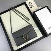 原单出品 单肩小链包 采用进口双色摔纹牛皮 古金五金配件 401231灰色 20cmx13cmx5cmx