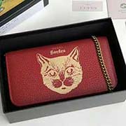 原单出品 猫头印花新款mini包 能轻松容纳plus手机 口红 小卡包 521552红色 18.5cmx10cmx4.5cmx