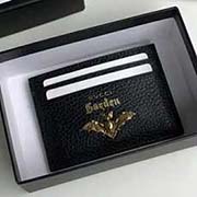 原单品质 蝙蝠 小卡包 采用进口双色荔枝牛皮 519798黑色 10cmx7.5cm